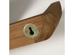 Set 2 Planken SHAMEL - Massief Teak/Walnoot Bruin -Zuiver || RICHMOND Verkoop kave home shamel 68003