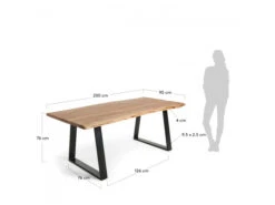 Tafel ALAIA - Acacia Hout -Zuiver || RICHMOND Verkoop kave home sono 31589 1