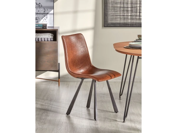 Stoel TRAP - Roestbruin Bruin 5 Stoel TRAP - Roestbruin Bruin - Afbeelding 5