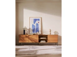 TV-meubel VEDRANA - Eikenfineer Hout -Zuiver || RICHMOND Verkoop kave home vedrana 65963