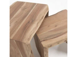 Set Van 2 Bijzettafels ZULEIKA - Acacia Hout -Zuiver || RICHMOND Verkoop kave home zuleika 71923