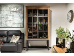 Smalle Vitrine LIN - Glas/teak Glas -Zuiver || RICHMOND Verkoop lee amp lewis 44422