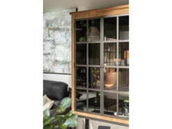 Smalle Vitrine LIN - Glas/teak Glas -Zuiver || RICHMOND Verkoop lee amp lewis 44423