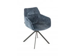 Armstoel Met Draaifunctie JOHNSON - Blauw Blauw