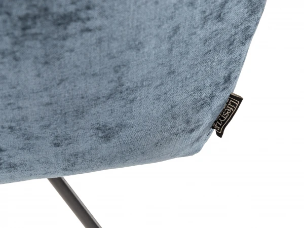 Armstoel Met Draaifunctie JOHNSON - Blauw Blauw 6 Armstoel Met Draaifunctie JOHNSON - Blauw Blauw - Afbeelding 6