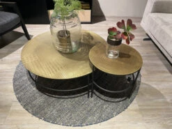 Bijzettafel ELTON - Goud/zwart Goud 6 Bijzettafel ELTON - Goud/zwart Goud -Zuiver || RICHMOND Verkoop lifestyle elton 55474