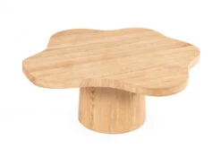 Bijzettafel NEWTON - Naturel Hout