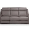 3-zit Met 2 Elektr. Relaxen AFFOGATO - Leder Pelle Texas Taupe