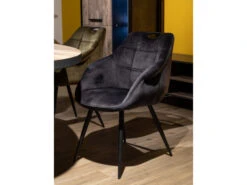 Armstoel AYLA - Goldy Antraciet Grijs -Zuiver || RICHMOND Verkoop maxfurn ayla 51456