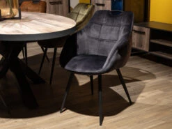 Armstoel AYLA - Goldy Antraciet Grijs -Zuiver || RICHMOND Verkoop maxfurn ayla 51457