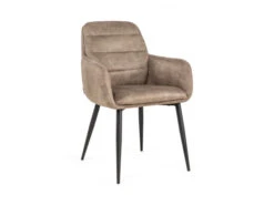 Armstoel BAILEY - Luxor Liver Bruin