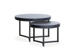 Salontafel Set BRAUN - Klein - Zwart Zwart