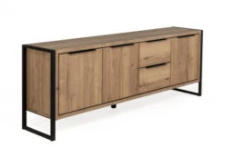 Dressoir CARLTON Groot - Natuur/zwart Metaal Hout 18 Dressoir CARLTON Groot - Natuur/zwart Metaal Hout -Zuiver || RICHMOND Verkoop maxfurn carlton 49636