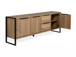 Dressoir CARLTON Groot - Natuur/zwart Metaal Hout 19 Dressoir CARLTON Groot - Natuur/zwart Metaal Hout -Zuiver || RICHMOND Verkoop maxfurn carlton 49637