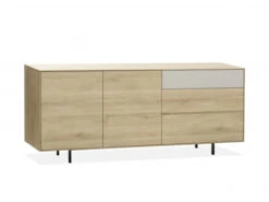 Dressoir FAMOUS Klein - Fresh Oak/ivory. Hout