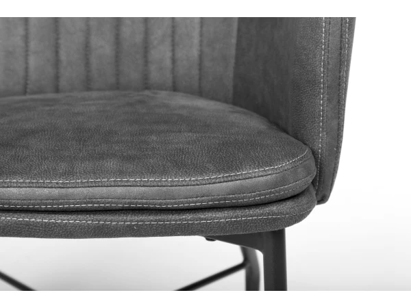 Stoel Op Wieltjes FLORIA - Antraciet Grijs 8 Stoel Op Wieltjes FLORIA - Antraciet Grijs - Afbeelding 8