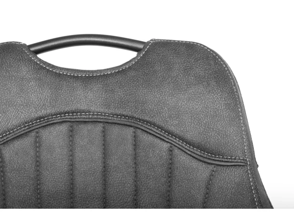 Stoel Op Wieltjes FLORIA - Antraciet Grijs 6 Stoel Op Wieltjes FLORIA - Antraciet Grijs - Afbeelding 6