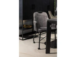 Stoel Op Wieltjes FLORIA - Antraciet Grijs 12 Stoel Op Wieltjes FLORIA - Antraciet Grijs -Zuiver || RICHMOND Verkoop maxfurn floria 48776