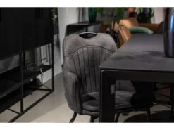 Stoel Op Wieltjes FLORIA - Antraciet Grijs 13 Stoel Op Wieltjes FLORIA - Antraciet Grijs -Zuiver || RICHMOND Verkoop maxfurn floria 48777