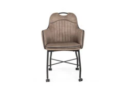 Stoel Op Wieltjes FLORIA - Luxor Liver Taupe -Zuiver || RICHMOND Verkoop maxfurn floria 73223