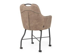 Stoel Op Wieltjes FLORIA - Luxor Liver Taupe -Zuiver || RICHMOND Verkoop maxfurn floria 73226