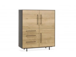 Wandkast LECCE - Natuur Hout