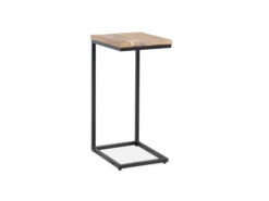 Bijzettafel MEDLEY - Naturel/zwart Hout