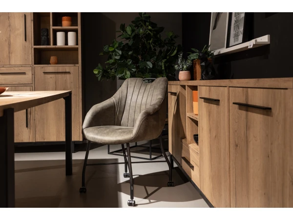 Stoel METRIC - Luxor Moss Groen 4 Stoel METRIC - Luxor Moss Groen - Afbeelding 4