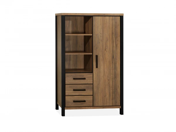 Wandkast NOVARA - Sheesham Hout 1 Wandkast NOVARA - Sheesham Hout