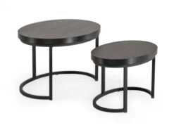 Salontafelset RUTGER - Zwart Zwart -Zuiver || RICHMOND Verkoop maxfurn rutger 71451