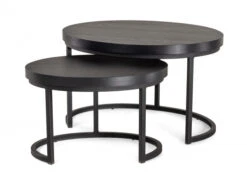 Salontafelset RUTGER - Zwart Zwart