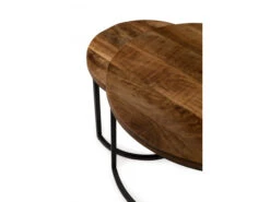 Salontafel Set Groot SILKE - Naturel Mango Hout -Zuiver || RICHMOND Verkoop maxfurn silke 40232