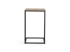 Laptoptafel SIMON Laag - Fresh Oak/zwart Metaal Hout -Zuiver || RICHMOND Verkoop maxfurn simon 54598