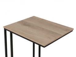 Laptoptafel SIMON Laag - Fresh Oak/zwart Metaal Hout -Zuiver || RICHMOND Verkoop maxfurn simon 54600