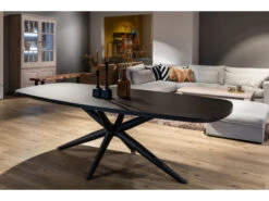 Eetkamertafel STATUS - Zwart Hout Zwart -Zuiver || RICHMOND Verkoop maxfurn status 50164