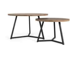 Set Van 2 Salontafels TORINO - Mokka Hout 10 Set Van 2 Salontafels TORINO - Mokka Hout -Zuiver || RICHMOND Verkoop maxfurn torino 70776