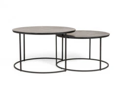 Salontafelset WINDSOR - Zwart Zwart -Zuiver || RICHMOND Verkoop maxfurn windsor 58239