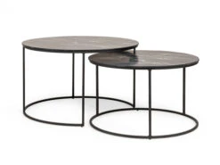 Salontafelset WINDSOR - Zwart Zwart -Zuiver || RICHMOND Verkoop maxfurn windsor 58240