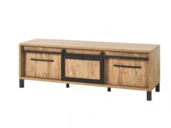 Tv-kast ALCATRAZ - Oranje Teak Hout