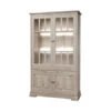 Vitrine KENT - Licht Grijs Hout