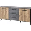 Dressoir SAMIR Smal - Natuurlijke Parketlook Hout