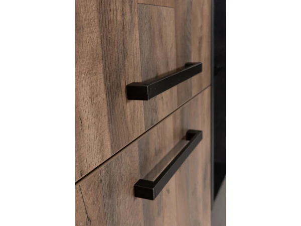 Barkast SAMIR (gemonteerd) - Natuurlijke Parketlook Hout 5 Barkast SAMIR (gemonteerd) - Natuurlijke Parketlook Hout - Afbeelding 5