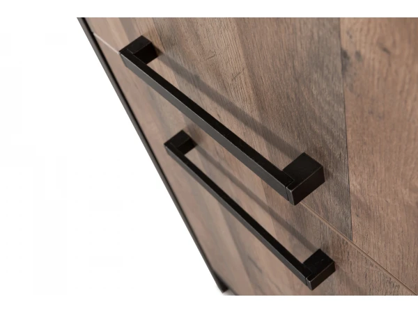 Barkast SAMIR (gemonteerd) - Natuurlijke Parketlook Hout 8 Barkast SAMIR (gemonteerd) - Natuurlijke Parketlook Hout - Afbeelding 8