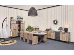 Dressoir SAMIR Groot (gemonteerd) - Natuurlijke Parketlook Hout -Zuiver || RICHMOND Verkoop meubar samir 37461