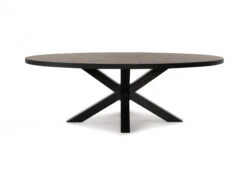 Tafel SAMIR Ovaal Met Sterpoot - Natuurlijke Parketlook Hout -Zuiver || RICHMOND Verkoop meubar samir 37488 1