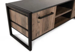 Tv-meubel SAMIR Klein (gemonteerd) - Natuurlijke Parketlook Hout -Zuiver || RICHMOND Verkoop meubar samir 37495