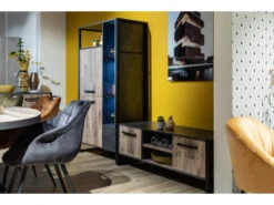 Tv-meubel SAMIR Klein (gemonteerd) - Natuurlijke Parketlook Hout -Zuiver || RICHMOND Verkoop meubar samir 49635