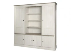 Wandkast YORK - Lariks & Crystal Oak Beige Beige