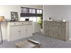 Highboard YORK - Lariks & Crystal Oak Beige Beige 3 Highboard YORK - Lariks & Crystal Oak Beige Beige -Zuiver || RICHMOND Verkoop meubar york eetkamer 51971