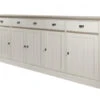 Highboard YORK 5 Deuren - Lariks & Crystal Oak Beige Beige